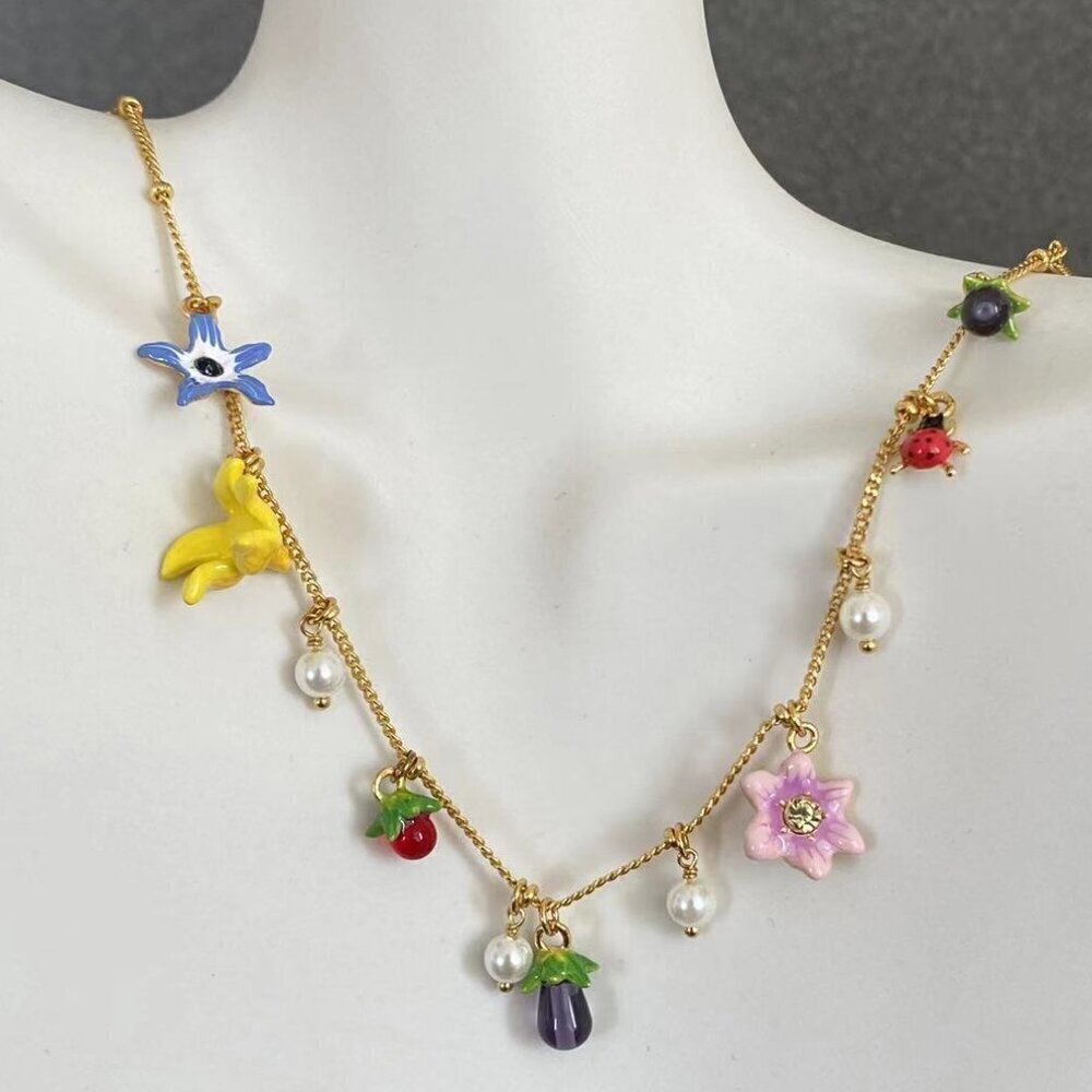Les NEREIDES mixes flower 🌸 necklace